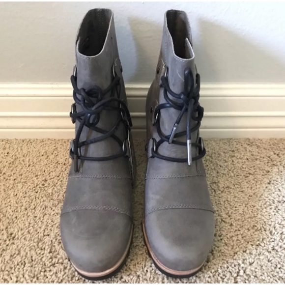 Sorel Addington Lace Up Waterproof Leather Boots - Picture 3 of 6